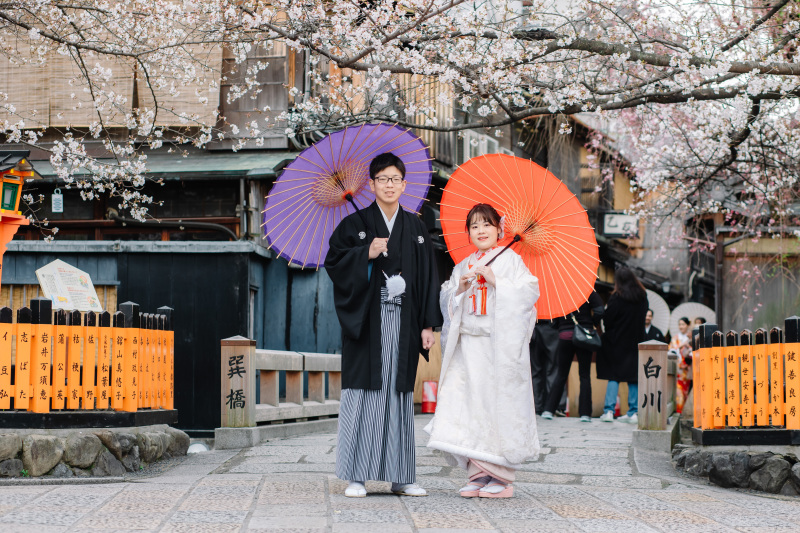 桜シーズン祇園にてロケ撮影！
