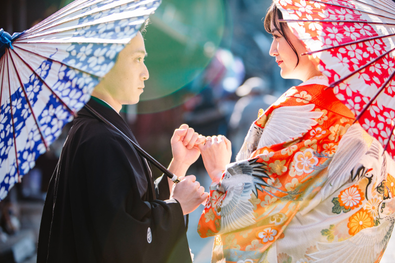 冬でも風情あるお写真　八坂付近にて