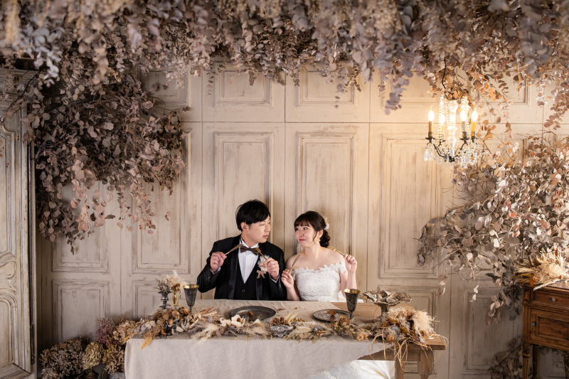 洋装２着でチャペル撮影