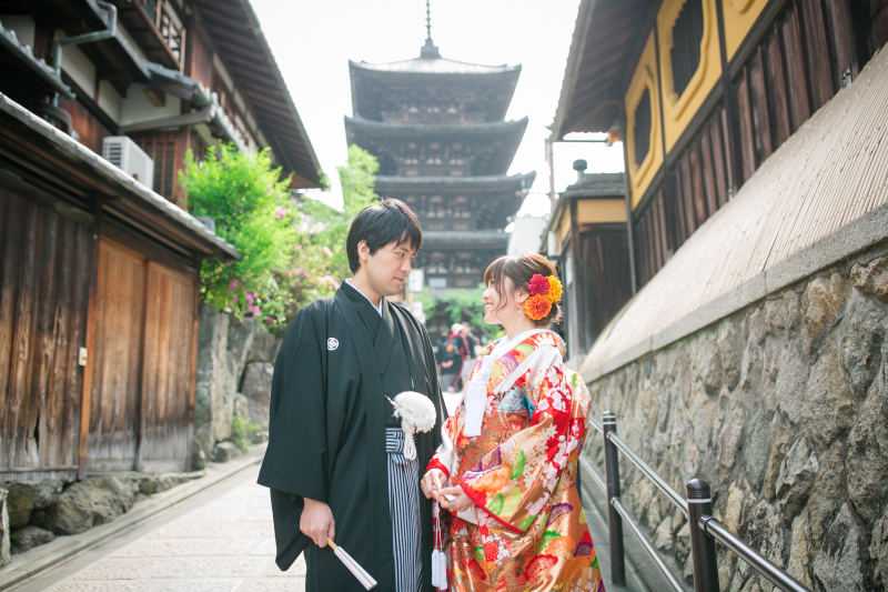 まずは八坂の塔を下から・・・