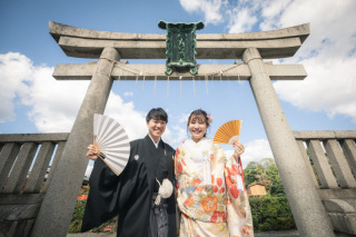 前撮り撮影　スタジオ・神泉苑にて