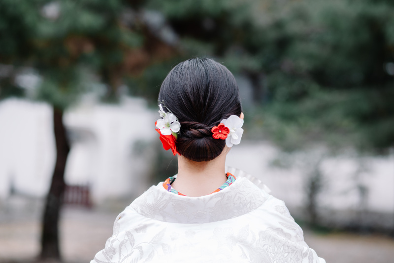新婦様ヘア