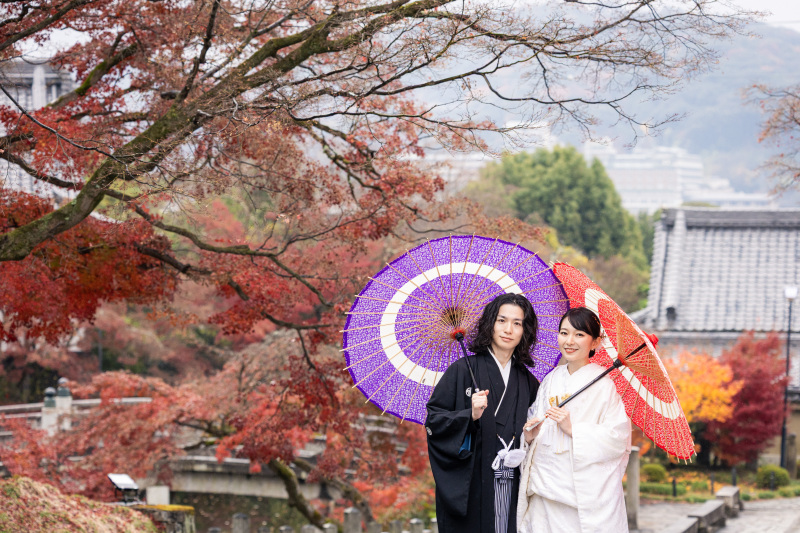 京都の金戒光明寺での撮影
