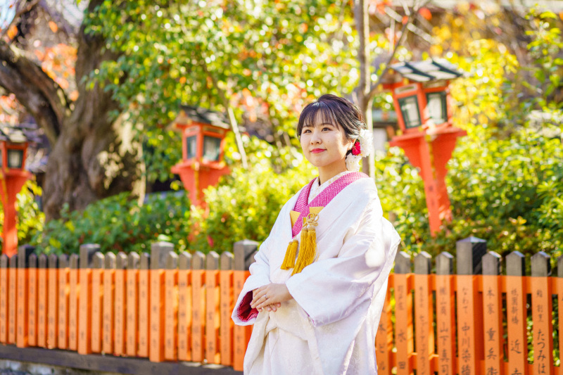 新婦様のソロショット