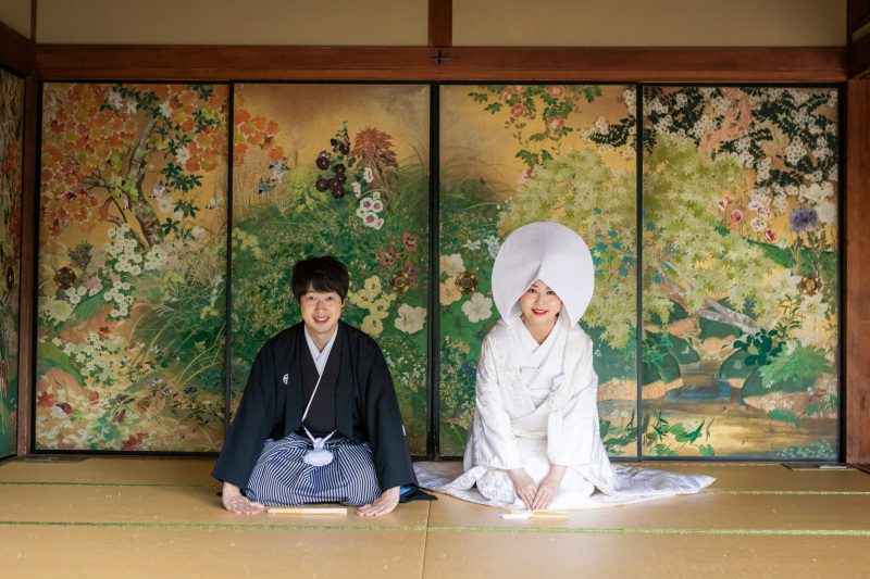 白河院にてロケ撮影