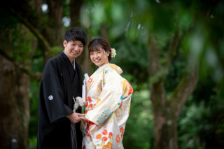 色打掛　自然公園にて