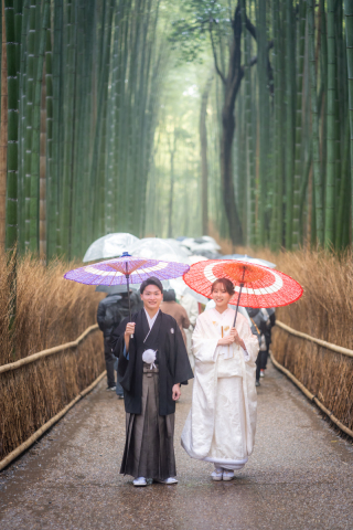嵐山での和装前撮り