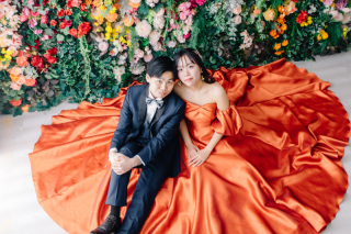 ロケ＆スタジオ撮影　おしゃれな前撮り