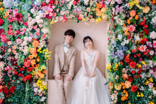 祇園で前撮り、そしてカラフルスタジオで洋装☆