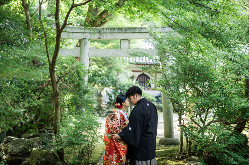 自然に囲まれて