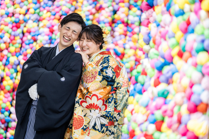 カラフルなくくり猿