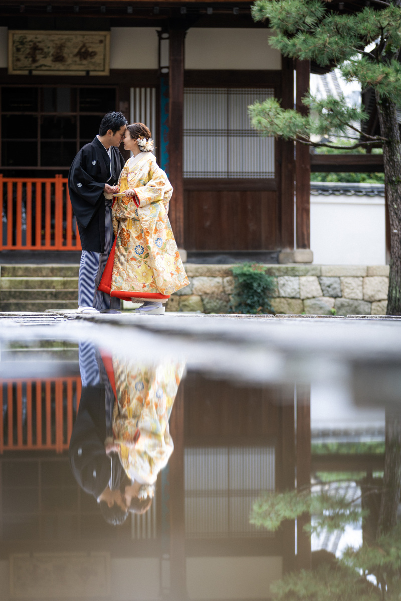 水に映って・・・