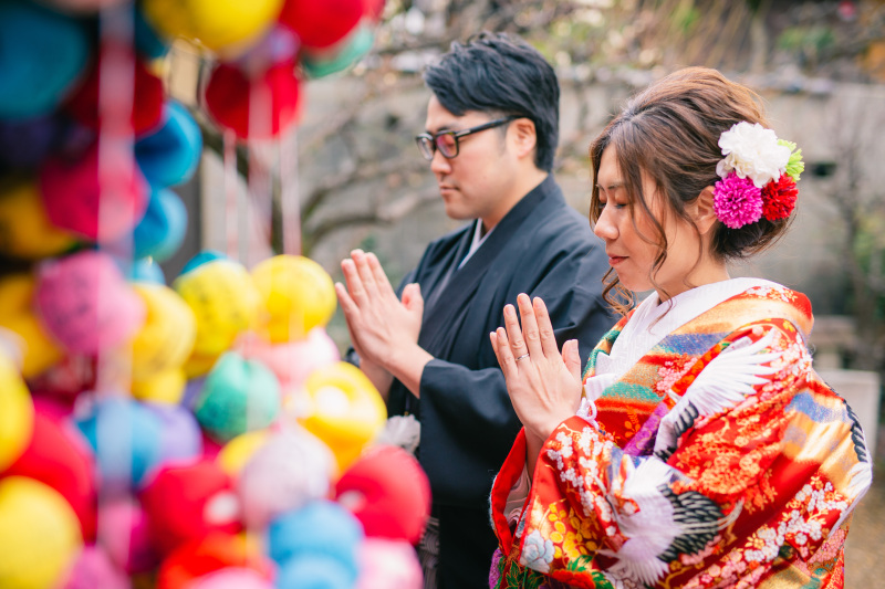 八坂庚申堂にて