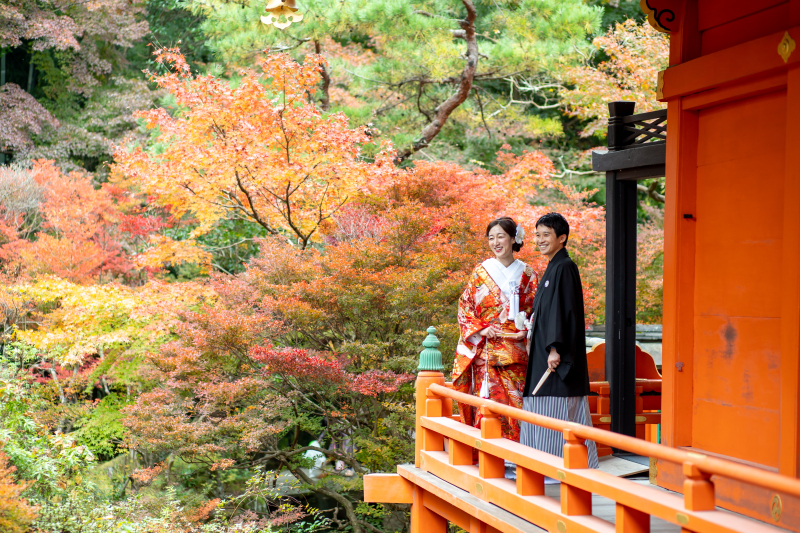 紅葉とともに...