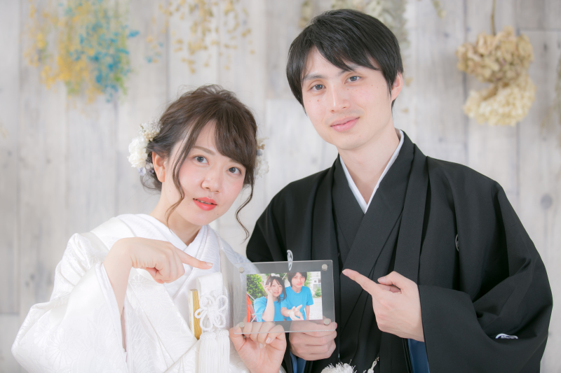 過去の写真と…