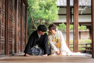 毘沙門堂と八坂の塔付近でロケ撮影