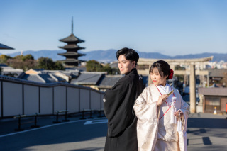 2月｜八坂の塔付近付近にて前撮り