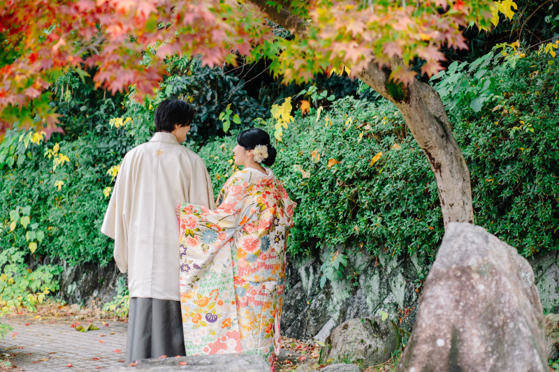 秋シーズン撮影! 八坂&スタジオ 和装1点