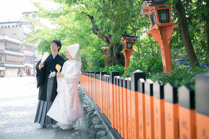 白無垢と祇園