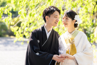 白無垢姿で前撮りフォト♫