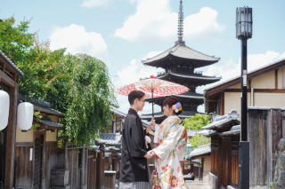 和装＆洋装1点ずつ　ロケスタ撮影