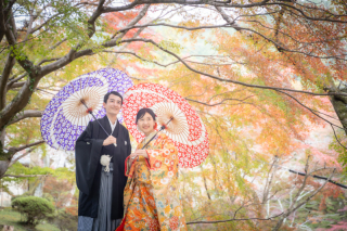 毘沙門堂にて　和装ロケ撮影！