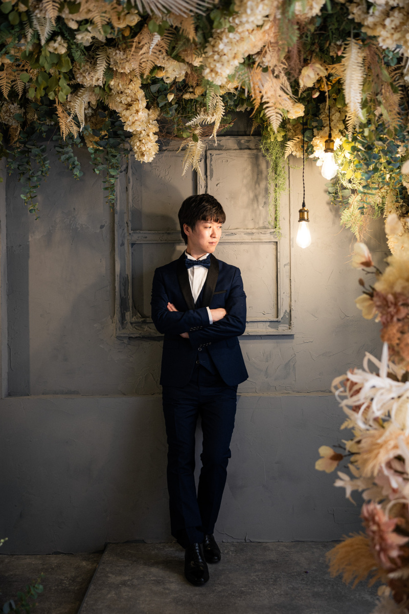 新郎様のソロショット