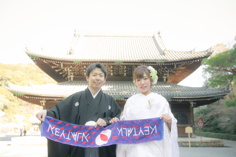 お二人の思い入れのアイテムと一緒に