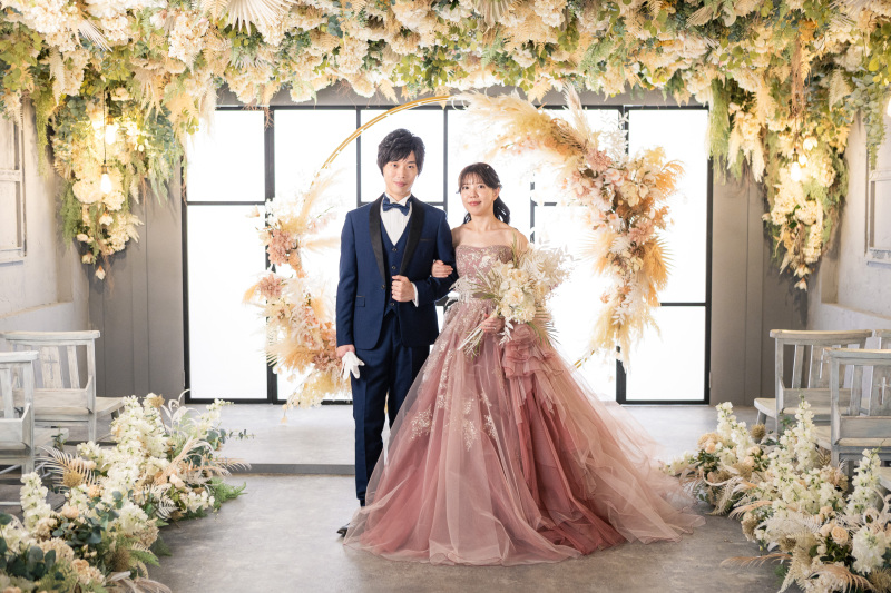 ドレスにチェンジ