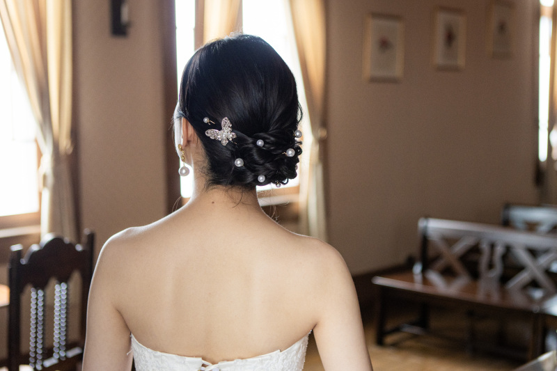 新婦様ヘア