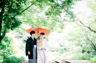 蹴上インクラインで和装フォト