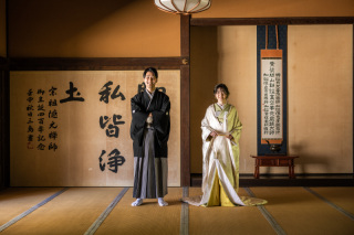 萬福寺にて　5月のロケ撮影