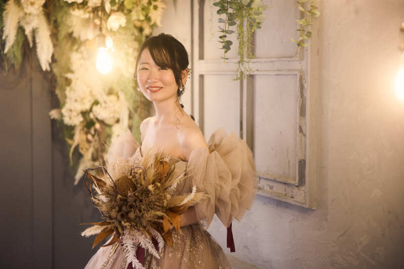 洋装新婦様ソロショット