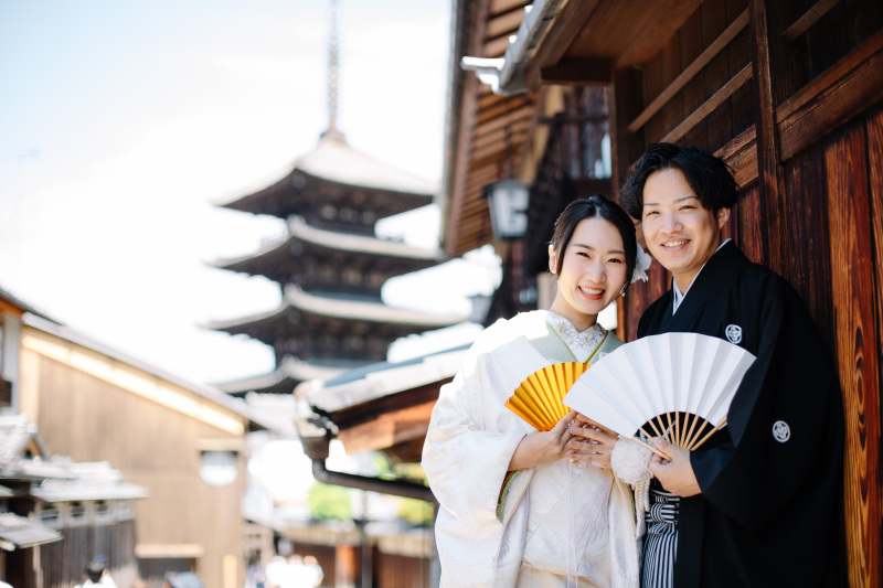 和装とドレスで撮影！　6月の前撮り