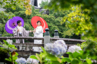 ロケで和装、スタジオで洋装のプランで撮影！