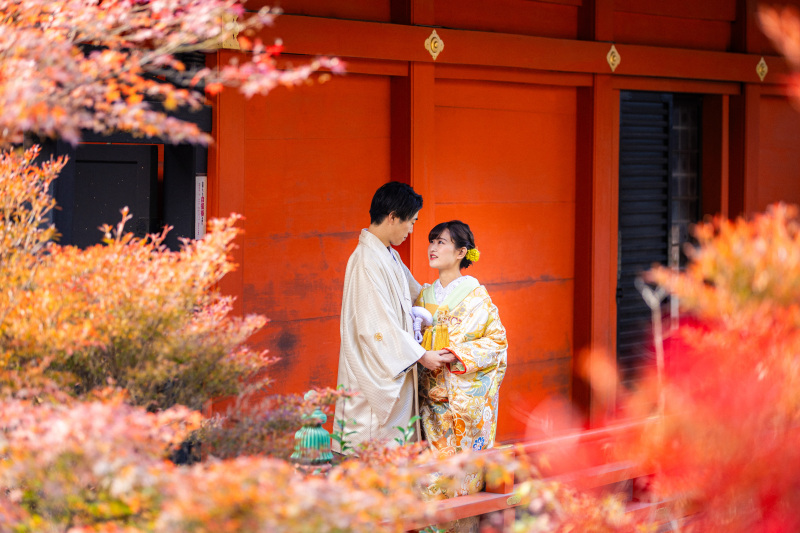 毘沙門堂と円山公園で　紅葉シーズンの撮影レポ