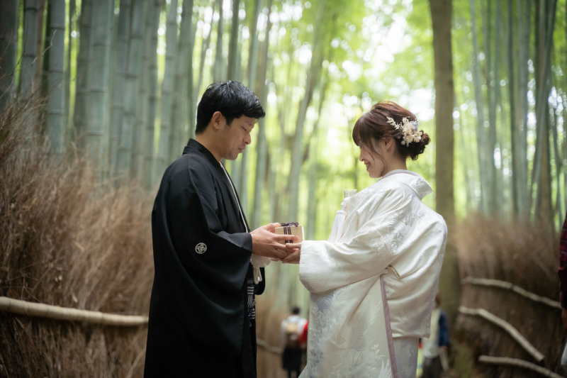 嵐山にて白無垢撮影！