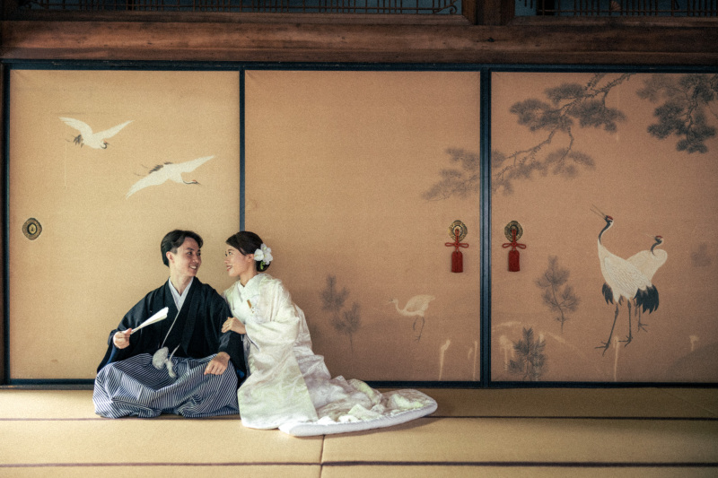 立本寺にて白無垢撮影！