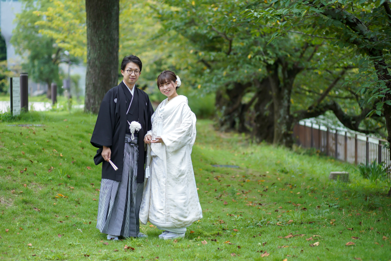 新緑の白無垢！