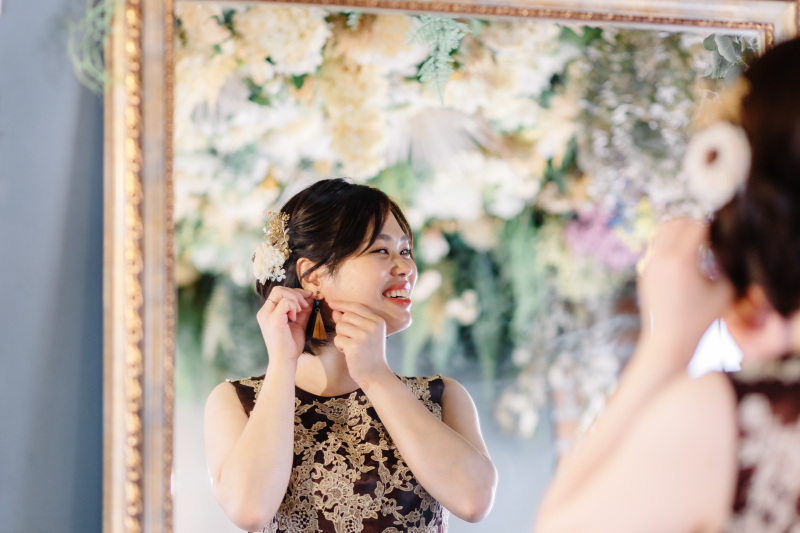 カラードレスへ