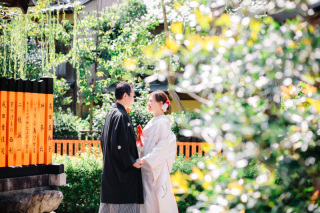 祇園にて和装前撮り｜９月