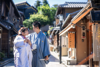 9月の八坂の塔付近で撮影♬