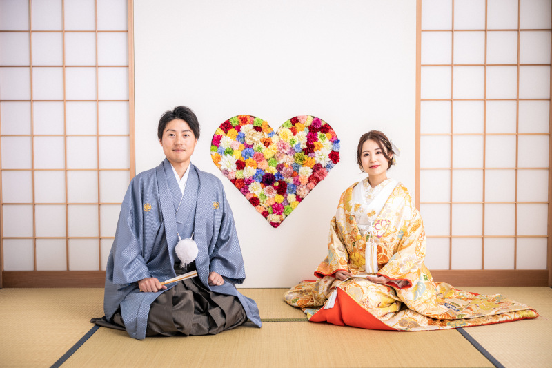 カラフルスタジオで和装撮影♡