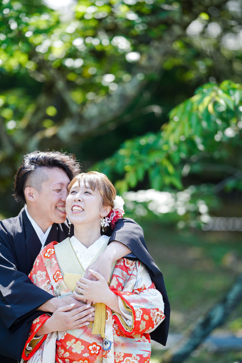 色打掛へチェンジ