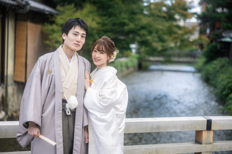 白無垢に着替えて