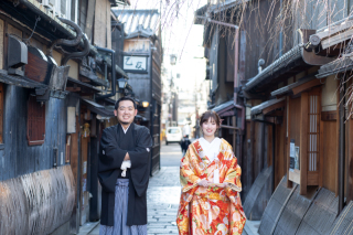 冬の祇園　スタジオ撮影にて...