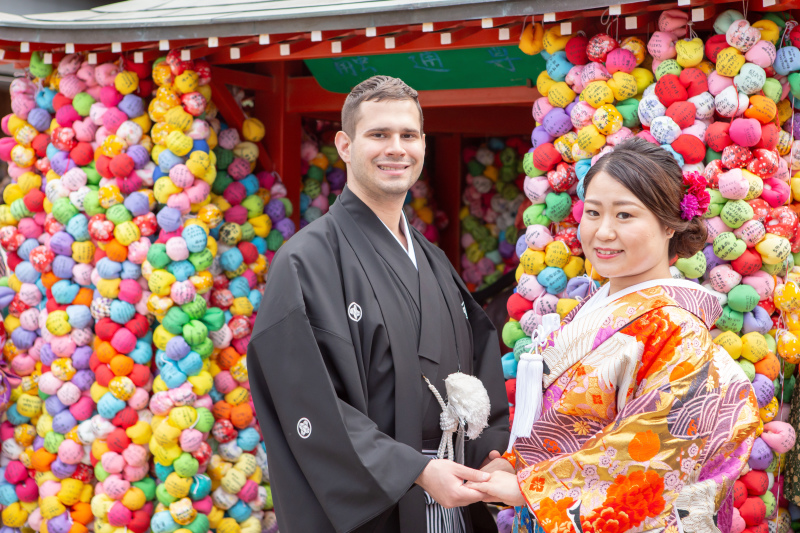 八坂庚申堂にて