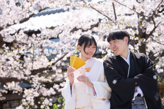 桜シーズン！祇園での前撮り