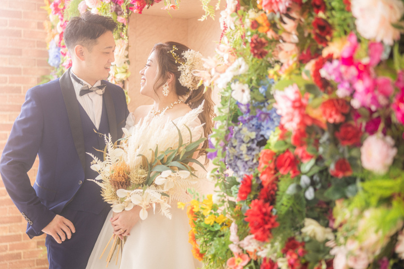 和装もドレスも♡　カラフルスタジオにて