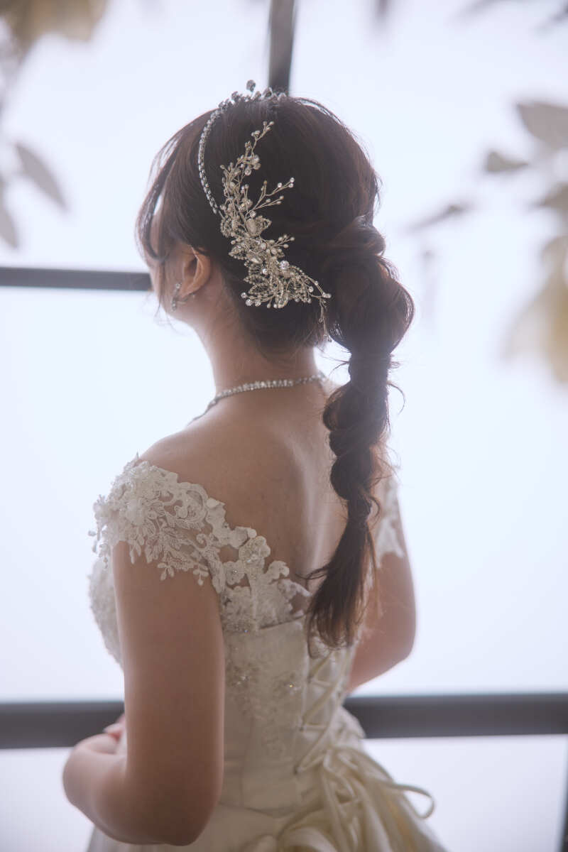 新婦様ヘア